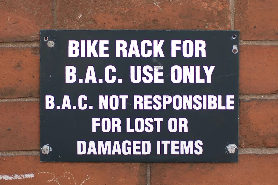 Bike Rack in Newbury Street in Boston