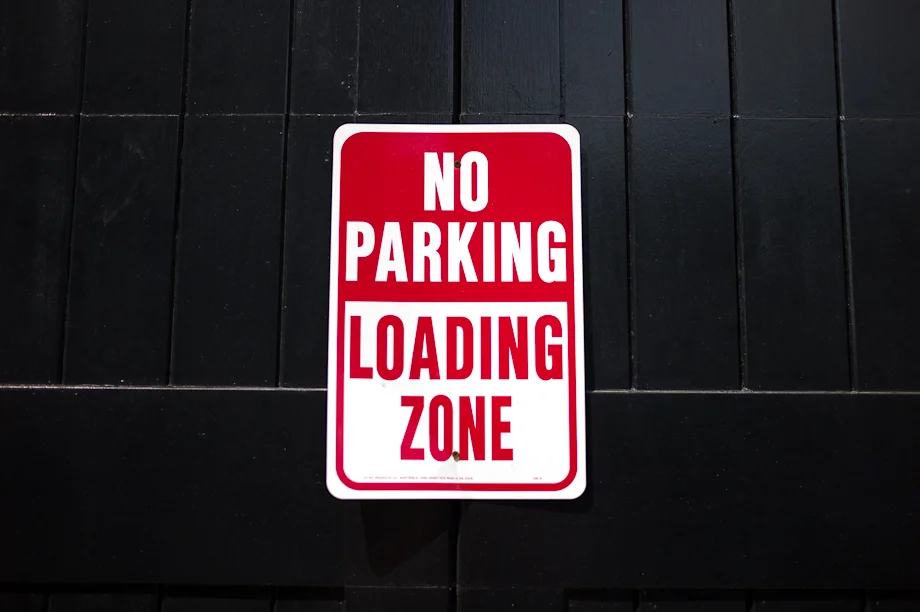 No Parking Newbury Street in Boston