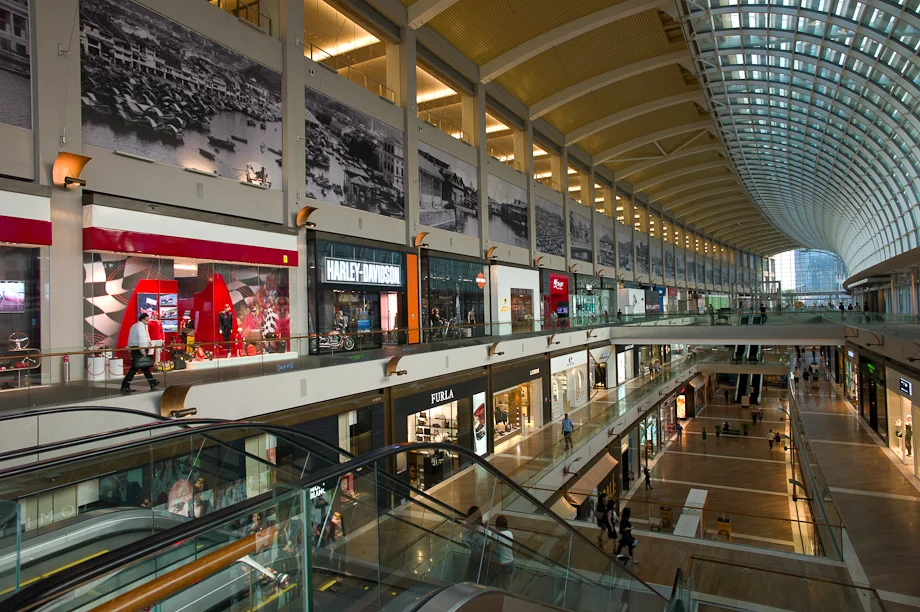 Shopping at Marina Bay Sands