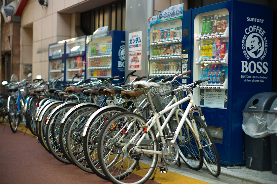 Bike Parking in Jiyugaoka