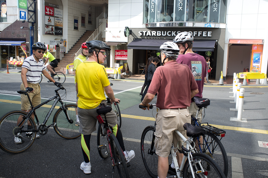Coffee with Tokyo Cranks at Starbucks at Seijogakuen Mae Station