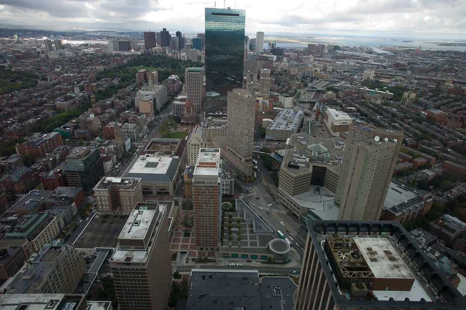 View from The Prudential Building in Boston