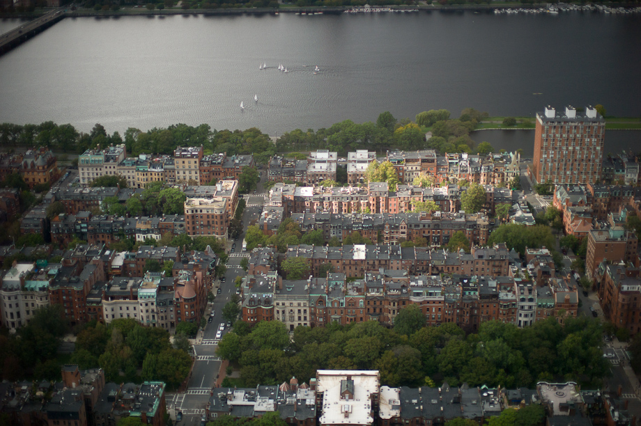 View from The Prudential Building in Boston
