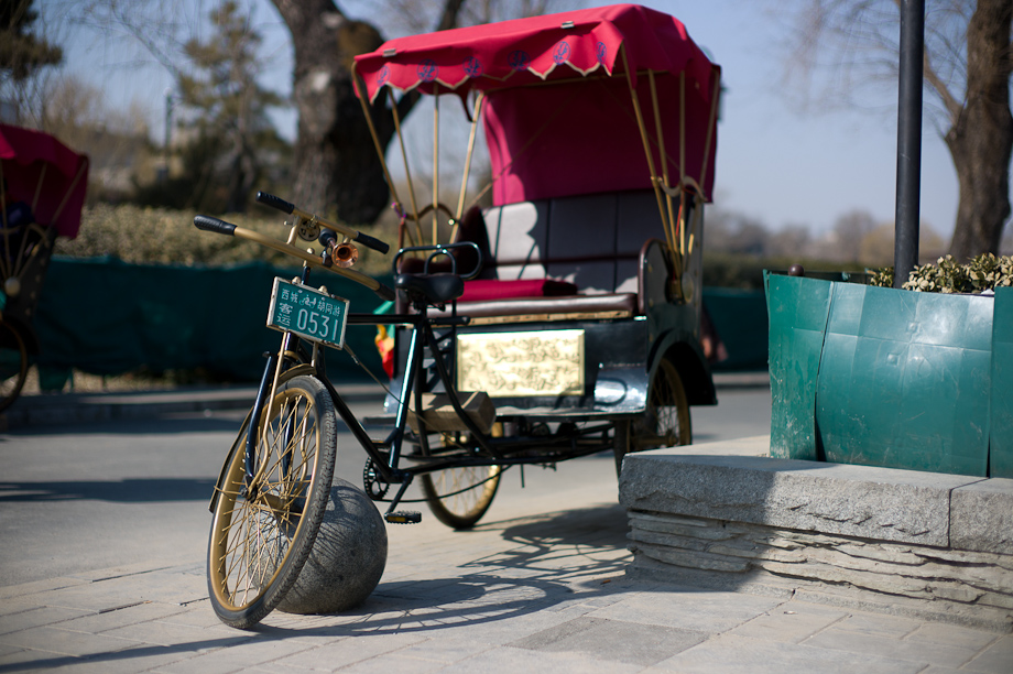 Rickshaw in China