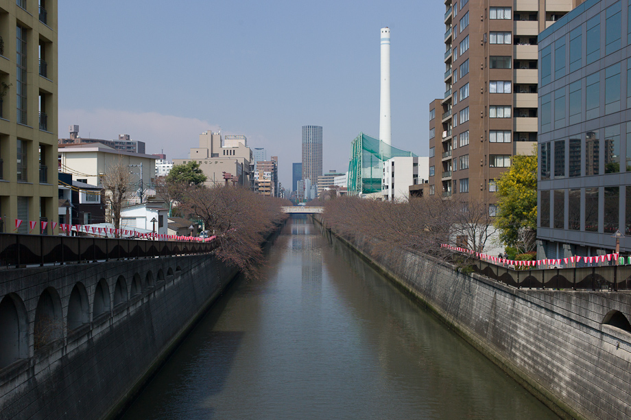 Meguro River in Nakameguro Tokyo Japan