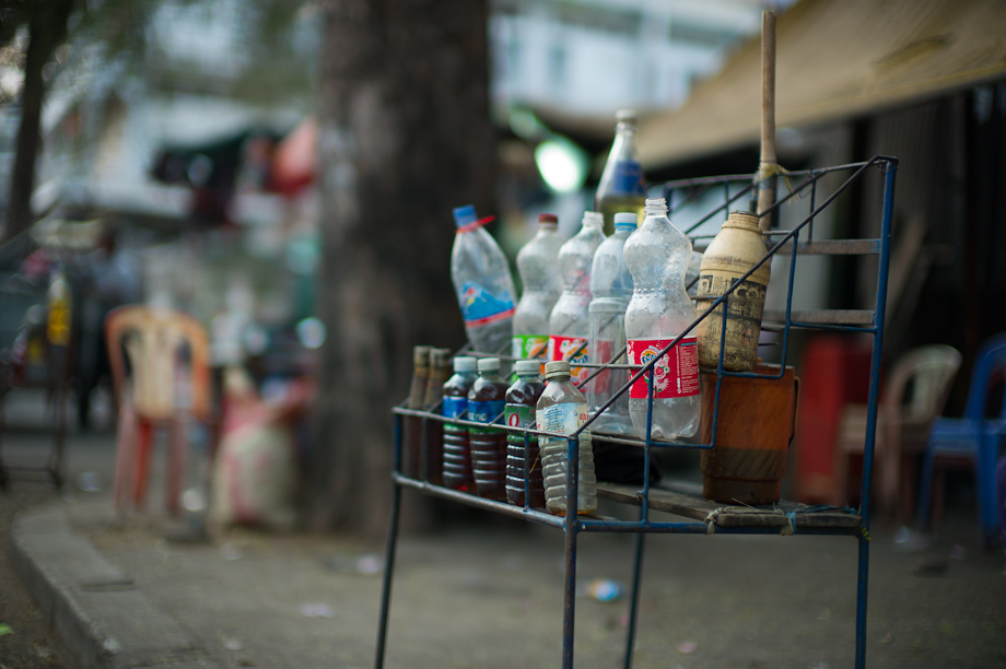 Gas Station in Phnom Penh, Cambodia