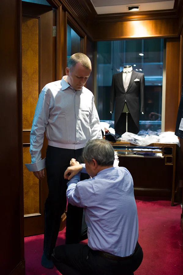 Getting a suit tailored in Hong Kong