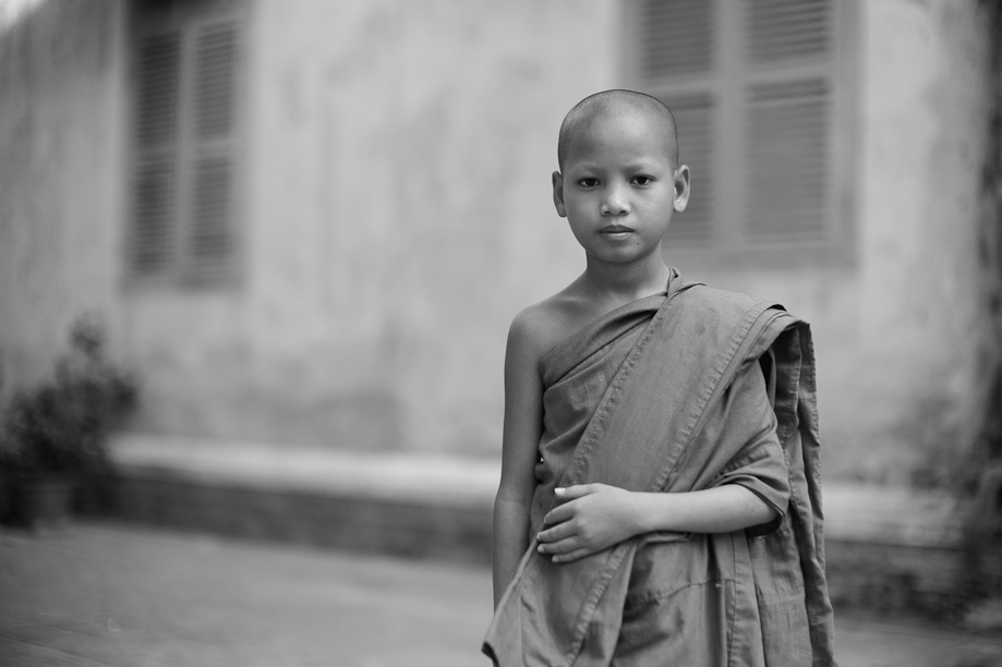 Young Monk in Phnom Penh, Cambodia