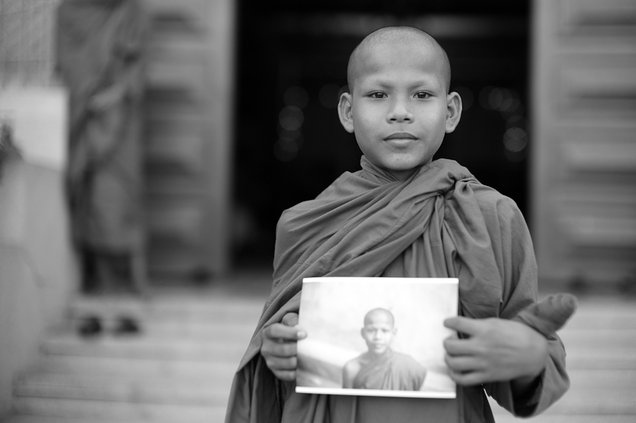 Young Monk in Phnom Penh, Cambodia