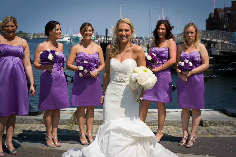 Wedding Photos on the Boston Harbor