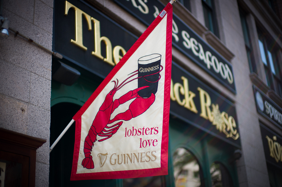 Lobsters love Guinness