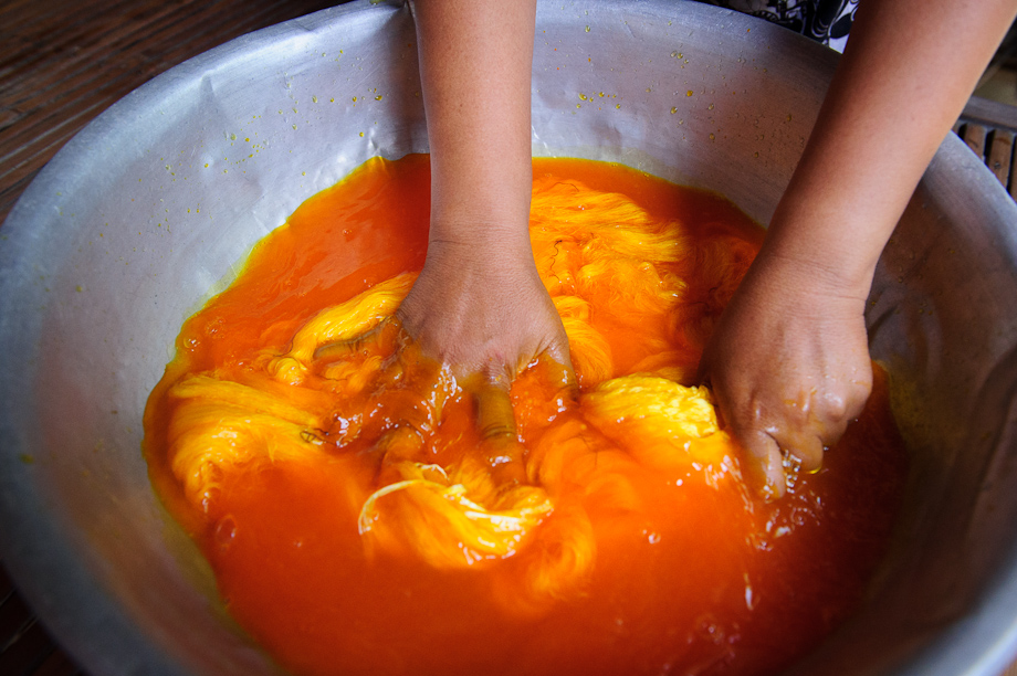Creating Silk Products supported by Tabitha Cambodia