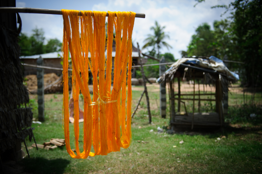 Creating Silk Products supported by Tabitha Cambodia