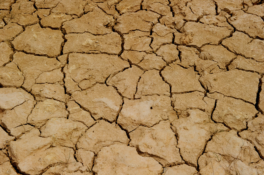 Dry soil in Cambodia