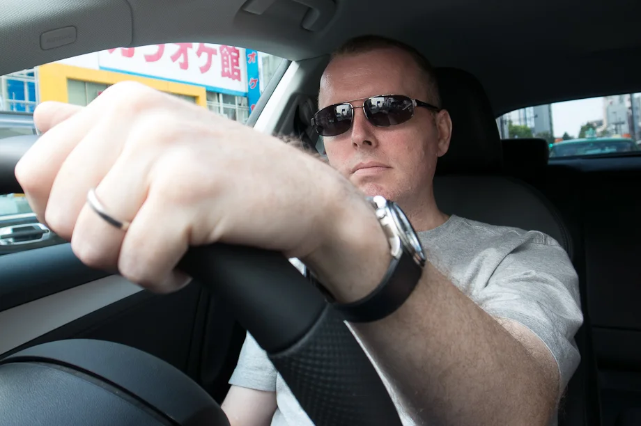 Dave driving