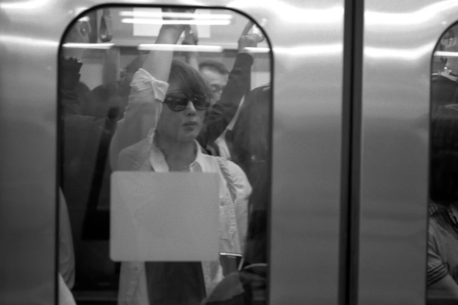 On the train