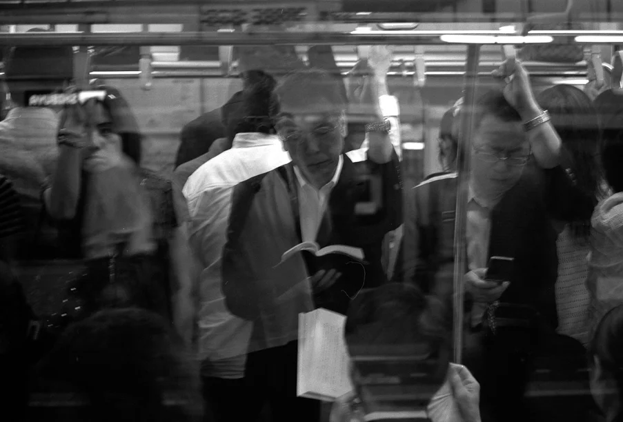 On the train
