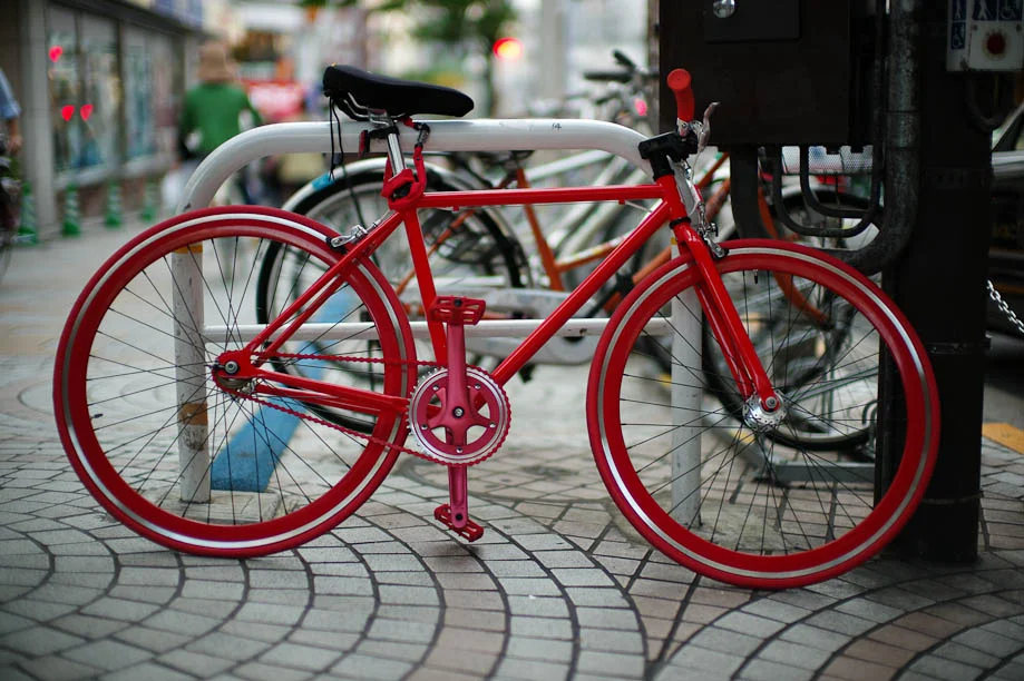 Cool Red Bike