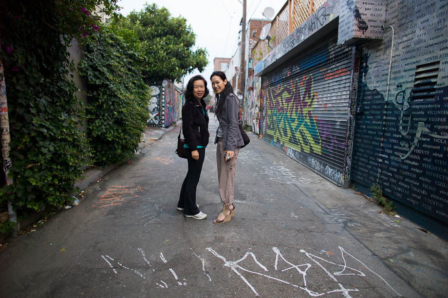 Hanging in the hood