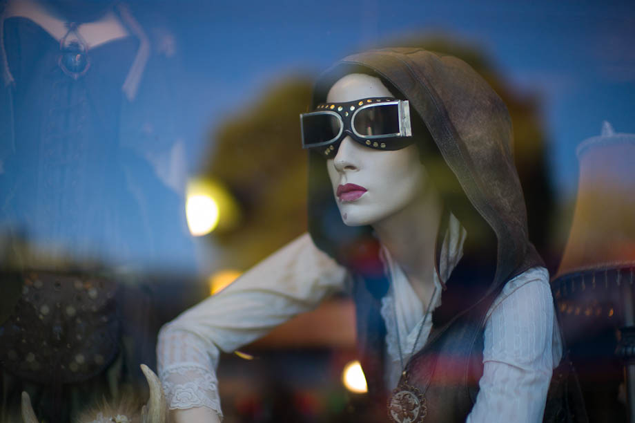 Store window on Haight Ashbury