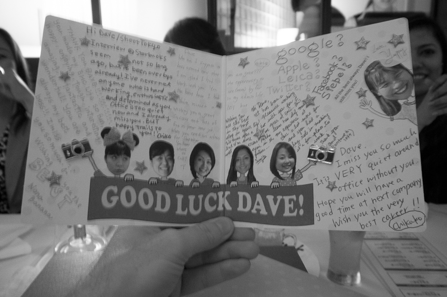 Good Luck Dave