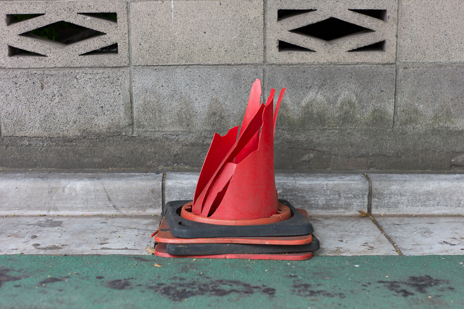 Excessive use of cones in Tokyo