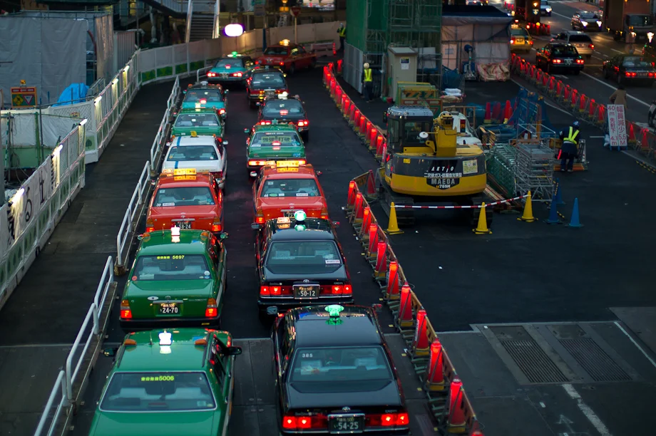 Excessive use of cones in Tokyo