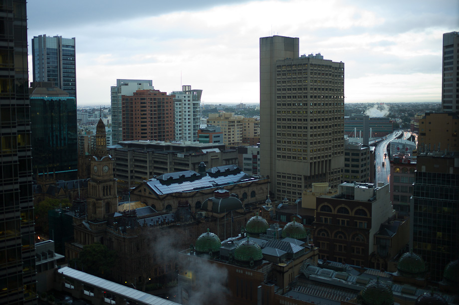 Out my hotel window