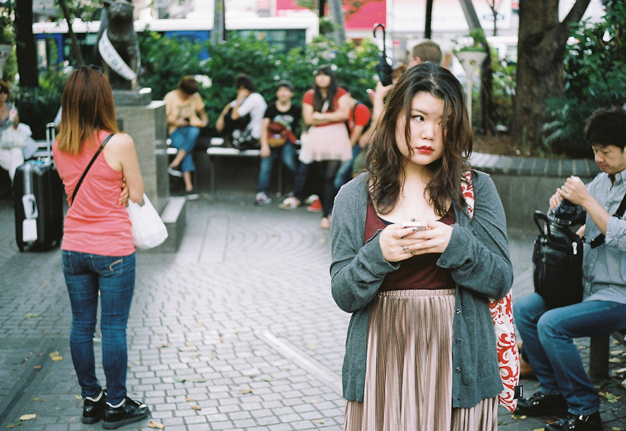 Waiting at Hachiko