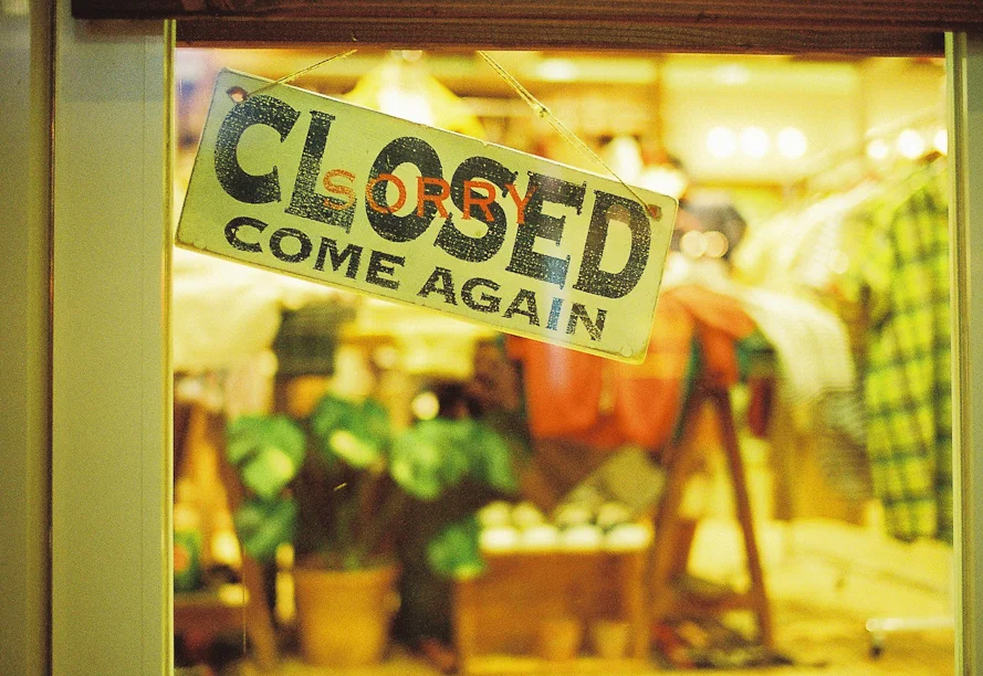 Closed come again