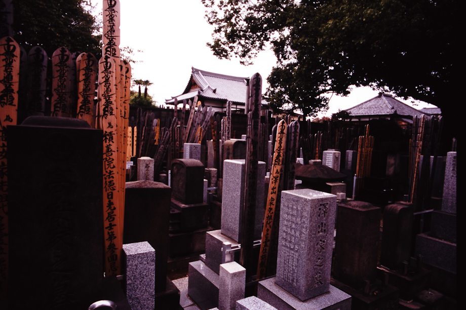 Cemeteries in Yanaka