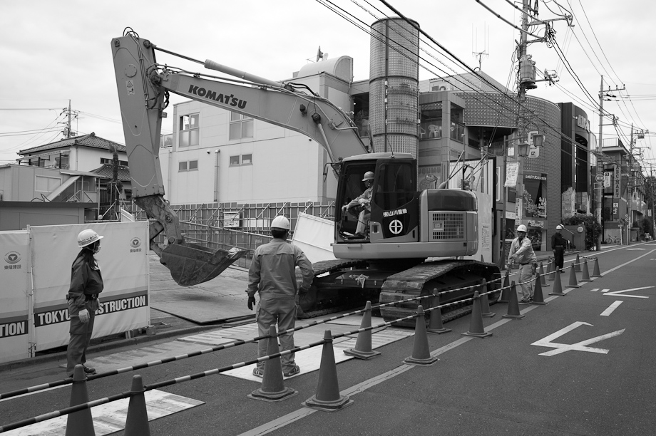Construction in Jiyugaoka