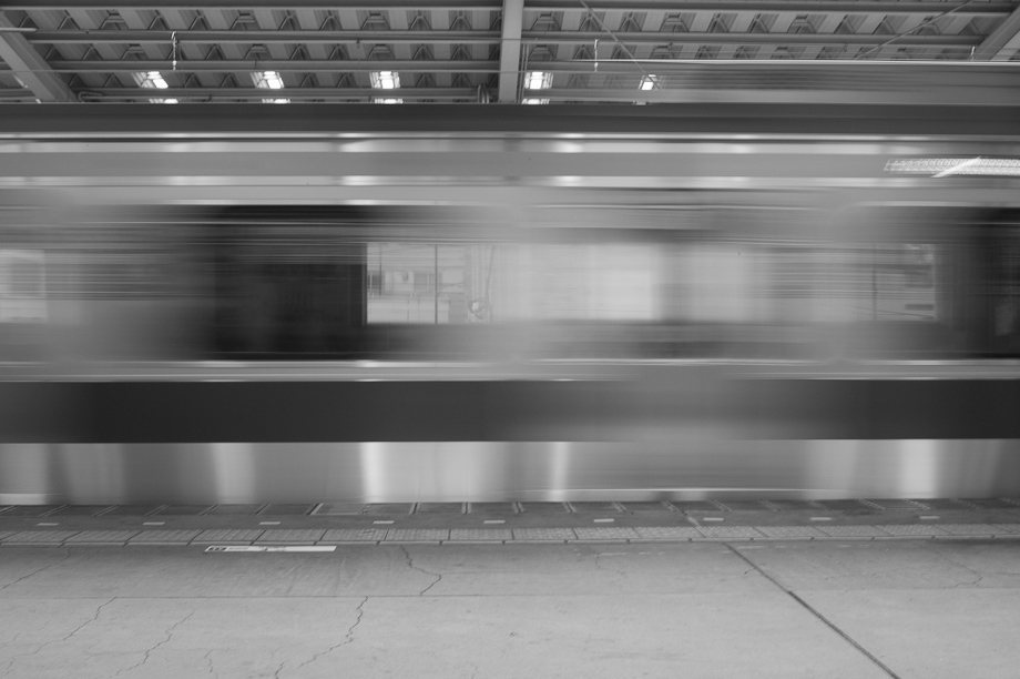 A passing train
