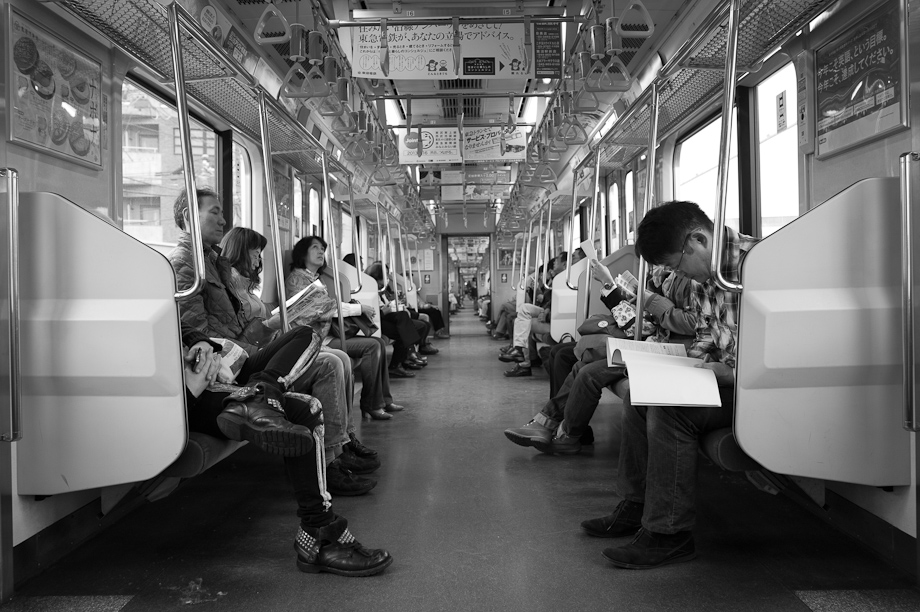 On the train