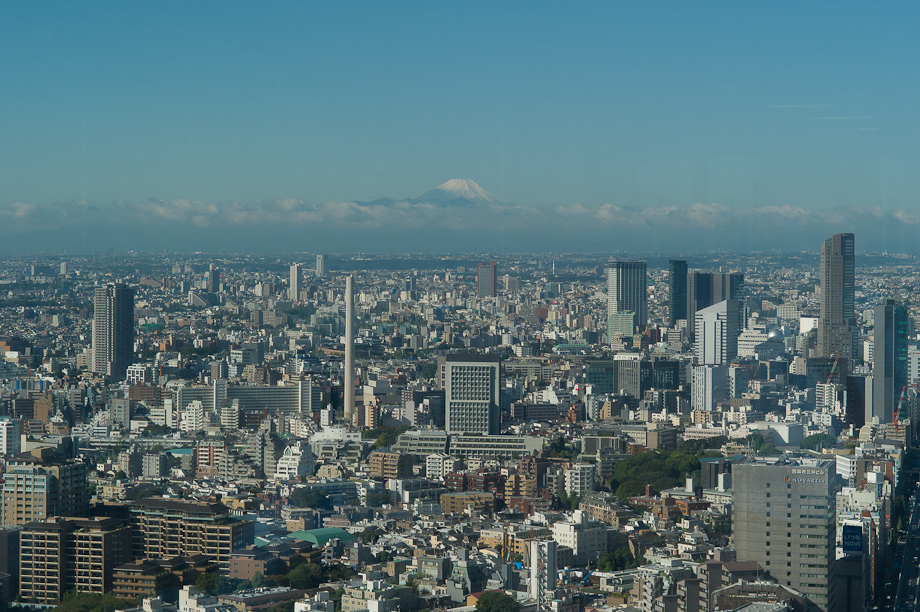 Mt Fuji viewed from Tokyo