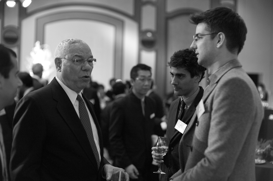 Colin Powell, Joe Poch and Jeremy Stoppelman