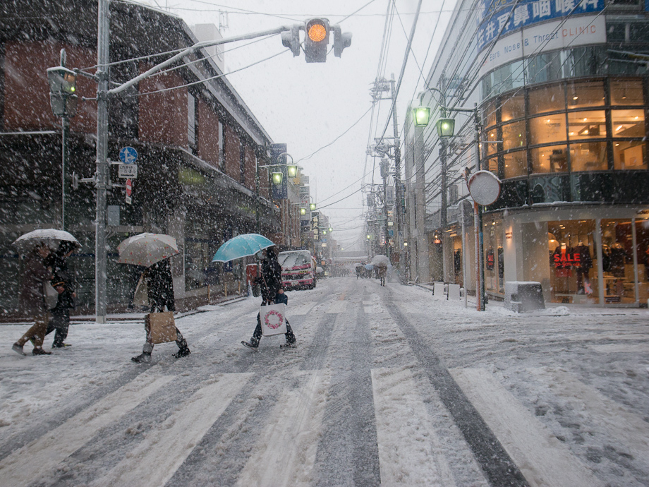 Tokyo Snow Storm, January 14th 2013
