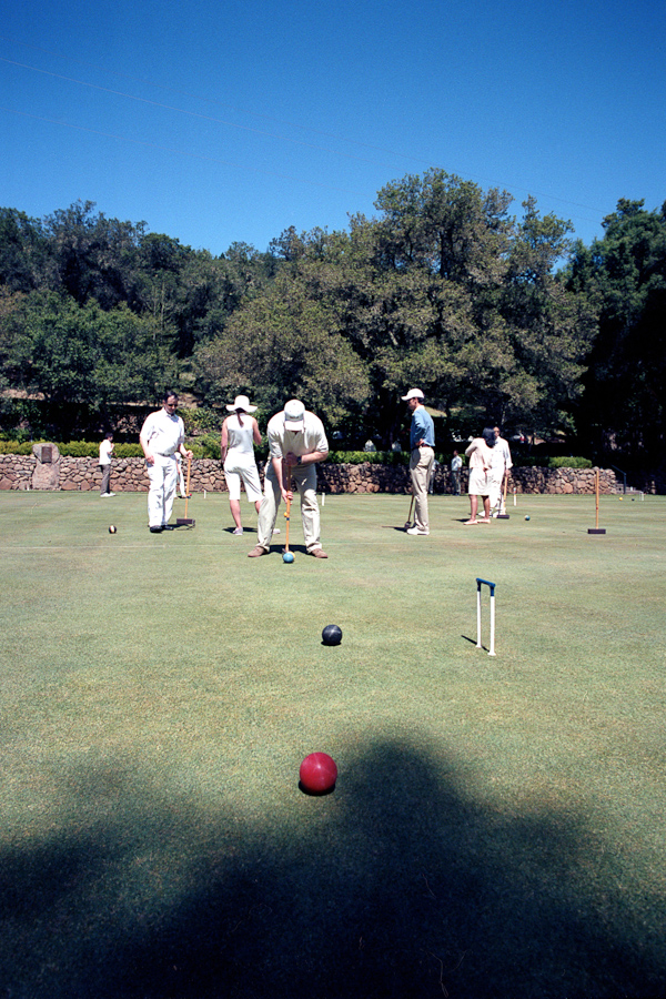 Croquet in Napa Valley at Meadowood