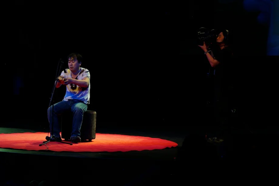 Hiroyuki performing at TEDxTokyo 2013