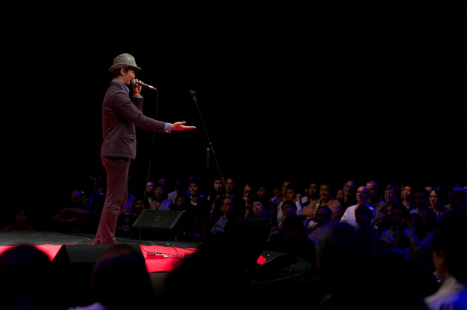 Shingo Annen performing at TEDxTokyo 2013