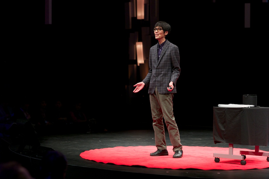 Shimpei Takahashi speaking at TEDxTokyo 2013