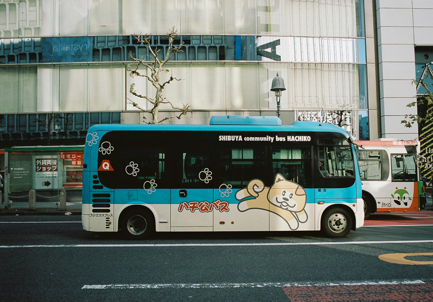 Shibuya Crossing Hachiko Bus