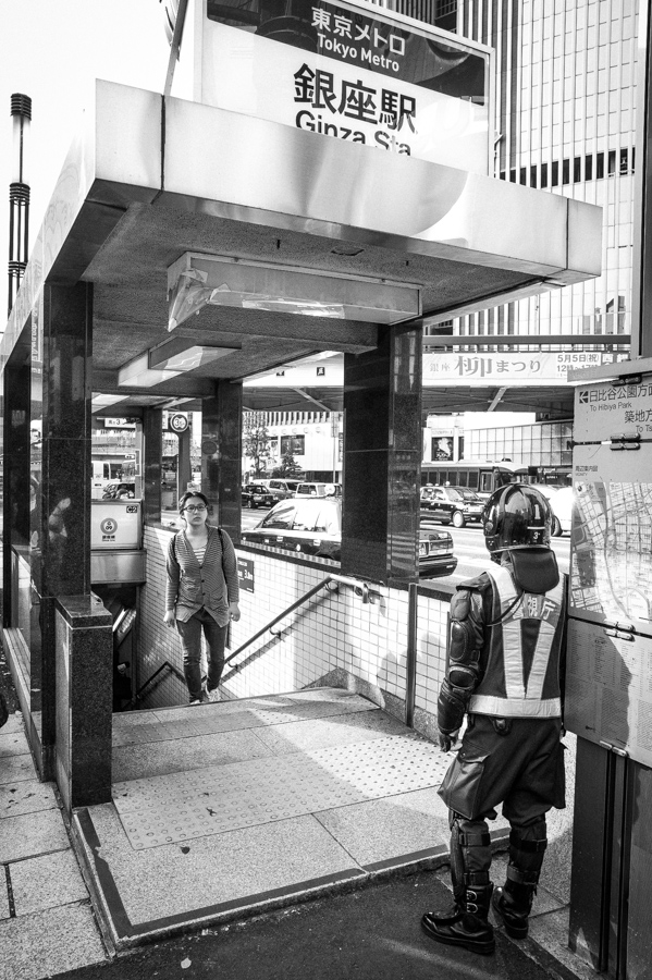 Tokyo Riot Police in Ginza