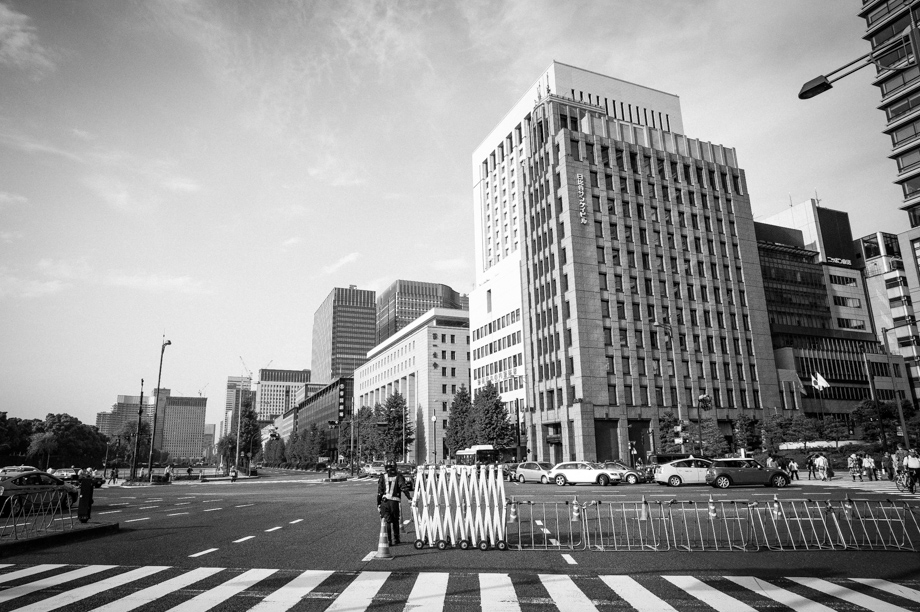 Tokyo Riot Police in Ginza