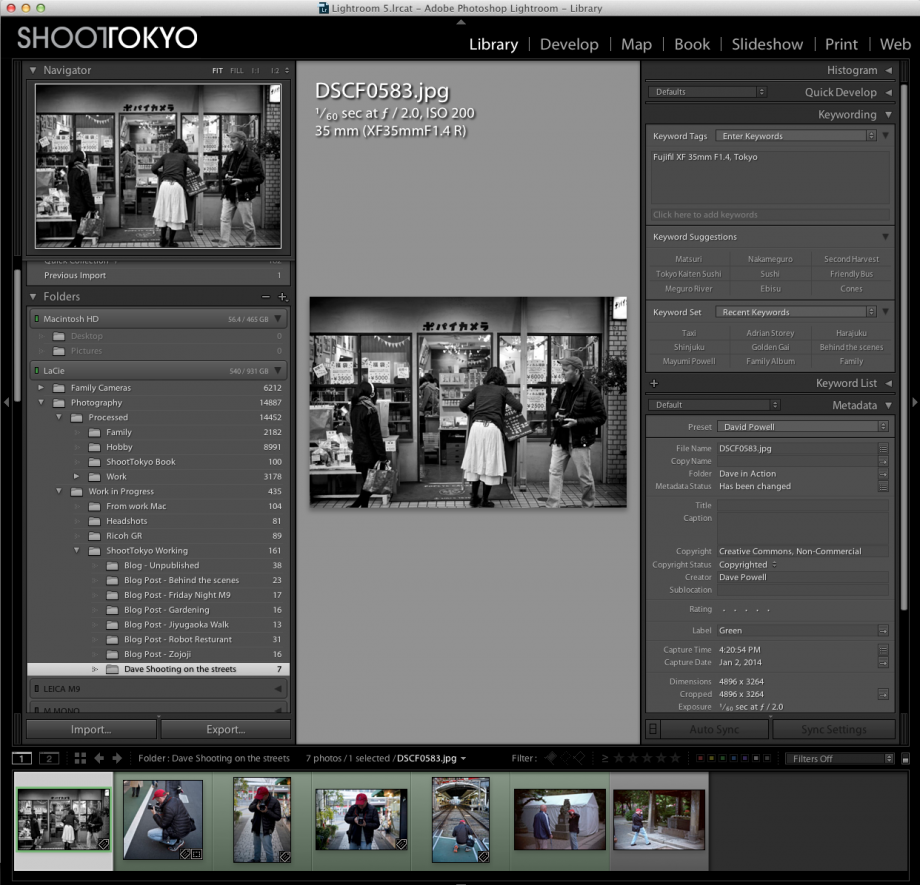 ShootTokyo's Lightroom