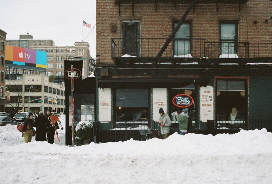 Snowy New York City