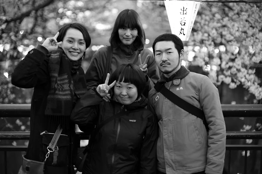 Cherry Blossoms in B&W