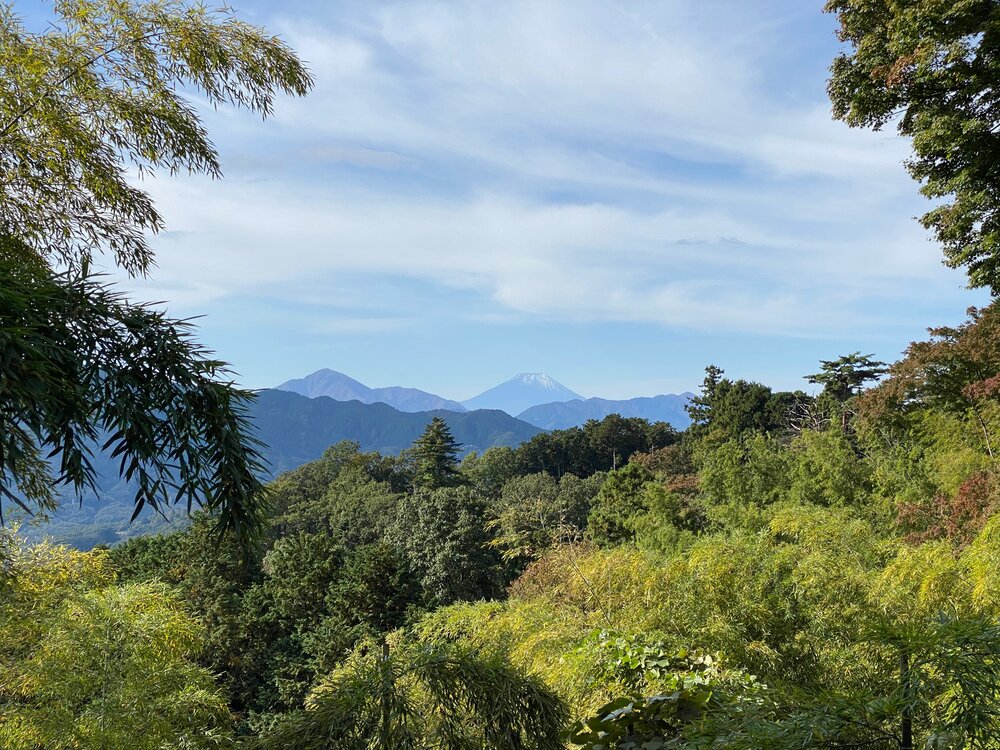 Mountains outside of Tokyo