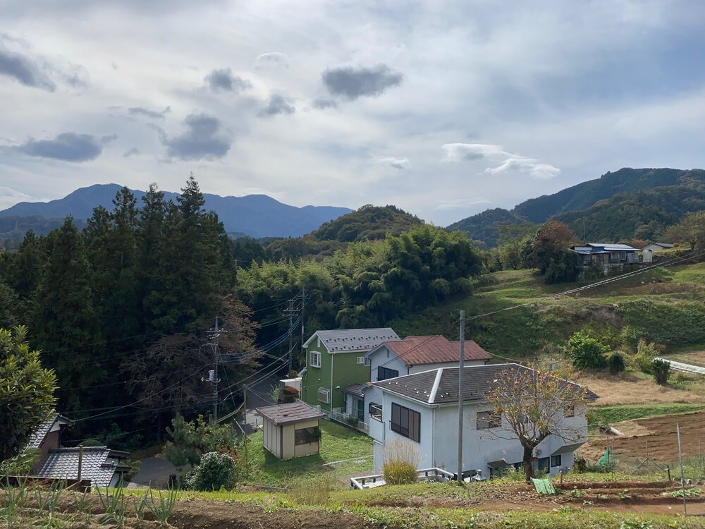 Mountains outside of Tokyo