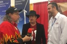 Dr. Emmet C. (Tom) Thompson II joined Evil Cowboy hot sauce for an interview at ZestFest 2017. Pictured (L to R): Kendall Stadler--head reviewer and owner of Tastingtheheat.com, Thompson and Kurt Riddlesperger from Evil Cowboy Hot Sauce. (RDT Photography photo) 